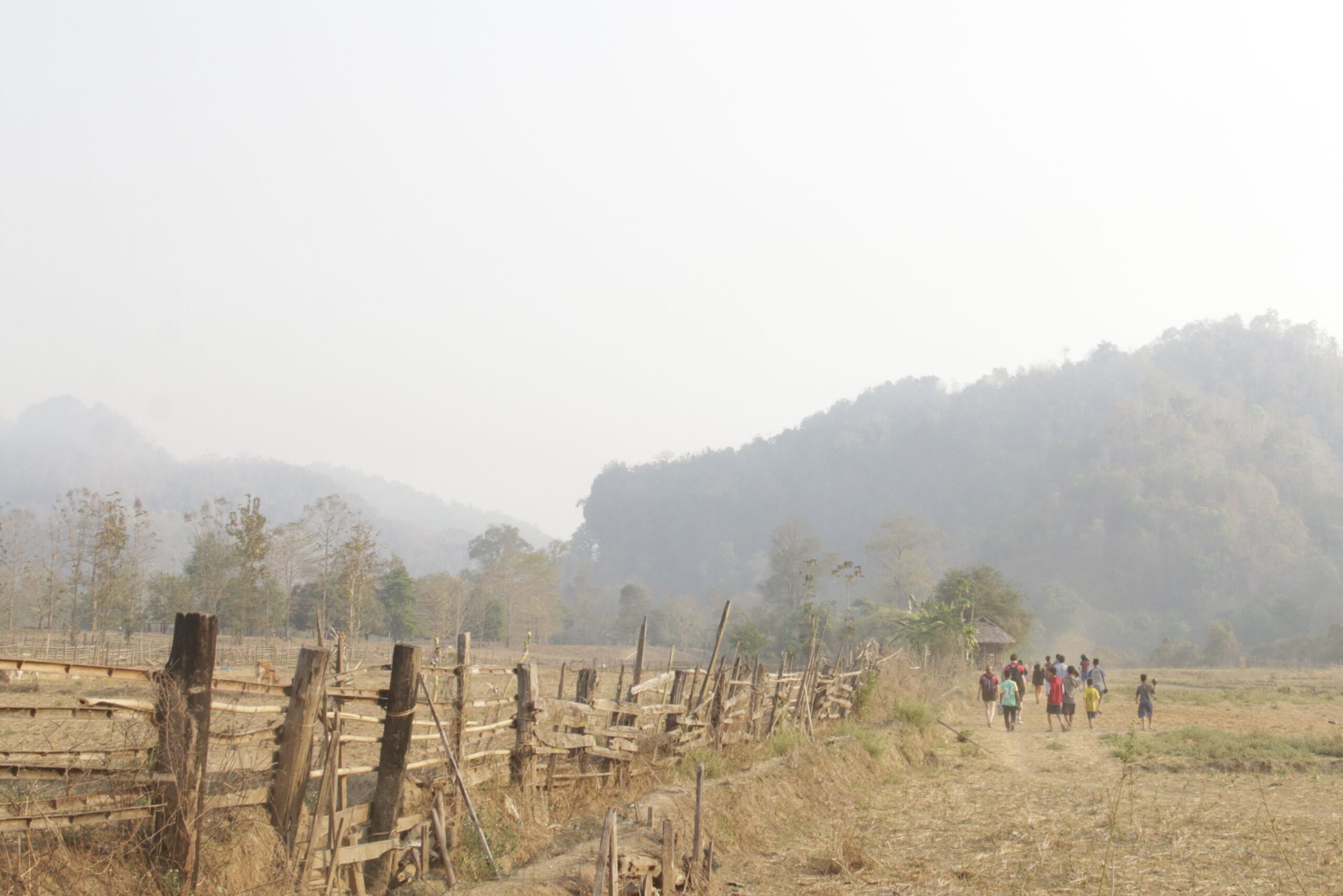 The morning mist makes a beatiful backdrop for the Festival